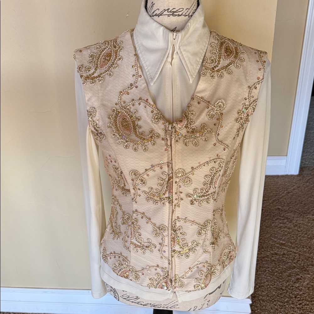 Hobby Horse Beige Vest and shirt.